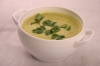 Крем-суп из брокколи c подкопченной сарделькой