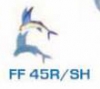 Элемент керамического панно "Летучая рыба (реверс)" FF45R/sh