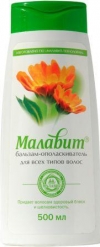 Бальзам-ополаскиватель "Малавит" для всех типов волос, 500 мл.