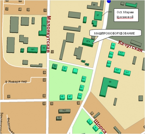 ПРОМЫШЛЕННОЕ ПРЕДПРИЯТИЕ МАШПРОМОБОРУДОВАНИЕ, ООО - схема проезда