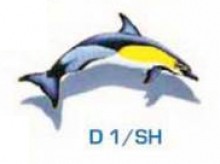 Элемент керамического панно "Желтый дельфин (большой)" D1/sh
Resource id #30