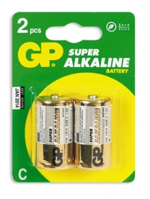 Элемент питания GP Super Alkaline 14A (LR14)-BC2/20 U2
Resource id #30