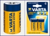 Батарейки VARTA Longlife Extra LR14 (4114 BL2/40)