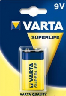 Батарейки VARTA Superlife 6FR22 (2022 BL1/10)
Resource id #30