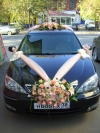 Оформление свадебного автомобиля