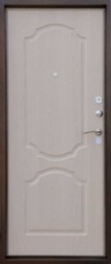 Дверь входная Алмаз К-3Ф дуб беленый