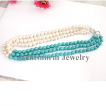 Ожерелье из речного жемчуга и бюрюзы
Resource id #31