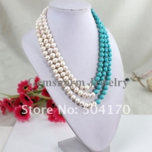 Ожерелье из речного жемчуга и бюрюзы
Resource id #32