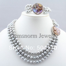 Набор из серого речного жемчуга
Resource id #30