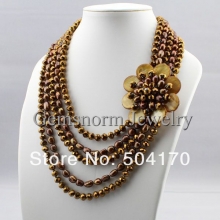 Ожерелье из коричневого речного жемчуга
Resource id #31