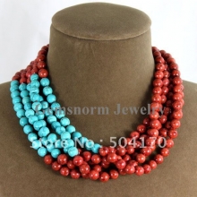 Ожерелье из бирюзы и коралла
Resource id #30