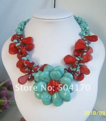 Ожерелье из бирюзы и коралла
Resource id #30