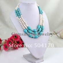 Ожерелье из бирюзы и белого жемчуга
Resource id #31