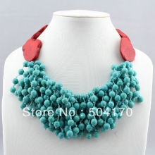 Ожерелье из голубой и красной бирюзы
Resource id #30