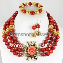 Набор из коралла (ожерелье, серьги, браслет)
Resource id #30