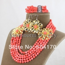 Набор из розового коралла (ожерелье, серьги, браслет)
Resource id #31