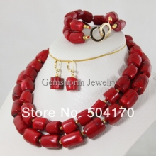 Набор из коралла (ожерелье, серьги, браслет)
Resource id #31