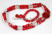 Набор из коралла (ожерелье, серьги, браслет)
Resource id #31