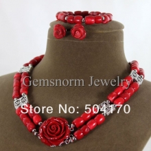 Набор из коралла (ожерелье, серьги, браслет)
Resource id #32