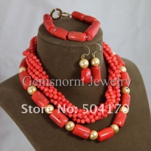 Набор из розового коралла (ожерелье, серьги, браслет)
Resource id #31