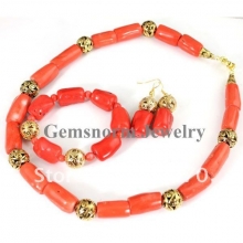 Набор из коралла (ожерелье, серьги, браслет)
Resource id #31