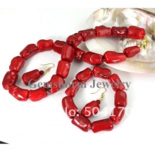 Набор из коралла (ожерелье, серьги, браслет)
Resource id #31