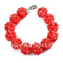 Набор из розового коралла (ожерелье, серьги, браслет)
Resource id #32