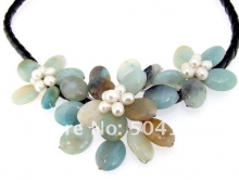 Ожерелье из полудрагоценных камней и жемчуга
Resource id #32