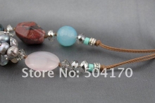 Ожерелье из полудрагоценных камней и жемчуга
Resource id #32