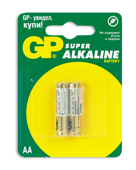 ЭЛЕМЕНТ ПИТАНИЯ GP SUPER ALKALINE 15A (LR06)-BC4